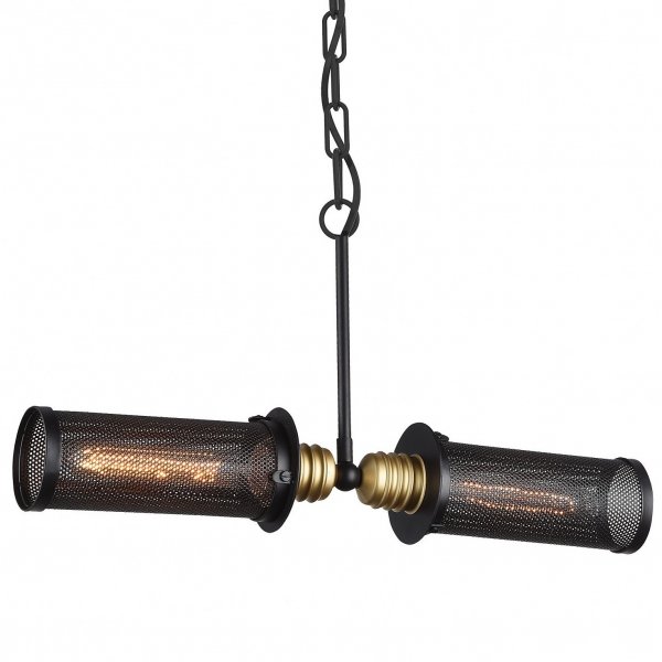 Люстра Nightwatch Pendant Double Черный Люстра Nightwatch Pendant Double Черный в Твери | Loft Concept