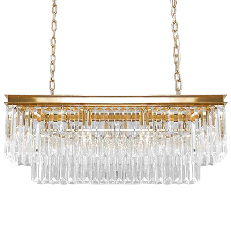 Люстра RH Odeon Chandelier Two Gold 90 Прозрачное Стекло Золотой Люстра RH Odeon Chandelier Two Gold 90 Прозрачное Стекло Золотой в Твери | Loft Concept