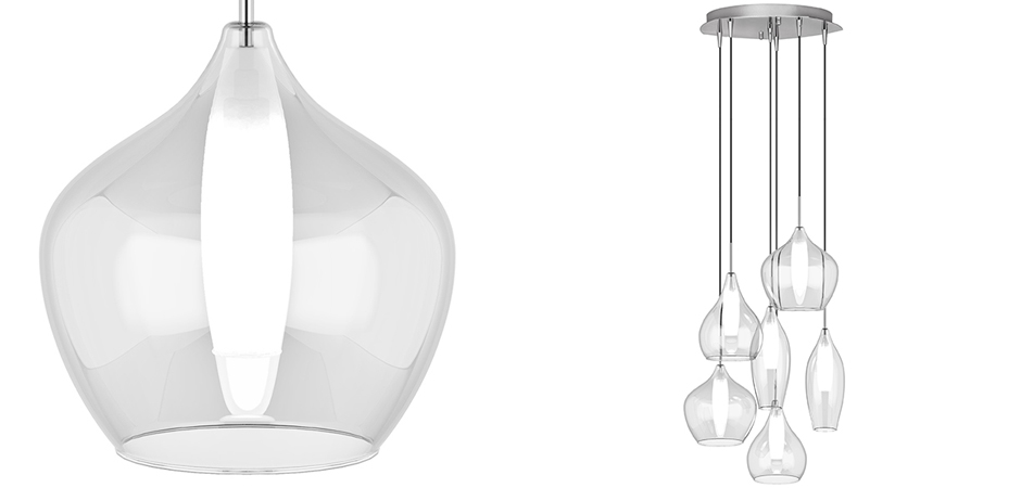 Люстра Candiano Transparent 6 Light Люстра Candiano Transparent 6 Light - Loft-Concept в Твери