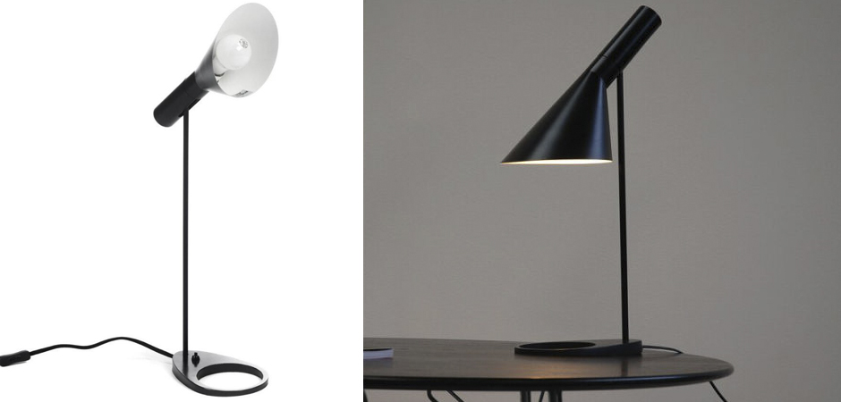 Настольная лампа AJ Table Black Настольная лампа AJ Table Black - Loft-Concept в Твери