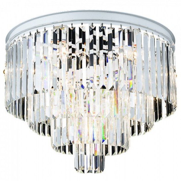 Потолочный светильник RH Odeon Clear Glass ceiling chandelier 4 Square Белый Прозрачное Стекло Потолочный светильник RH Odeon Clear Glass ceiling chandelier 4 Square Белый Прозрачное Стекло в Твери | Loft Concept