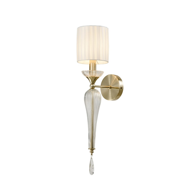 Бра Torch Brass с Абажуром Белый Латунь Бра Torch Brass с Абажуром Белый Латунь в Твери | Loft Concept