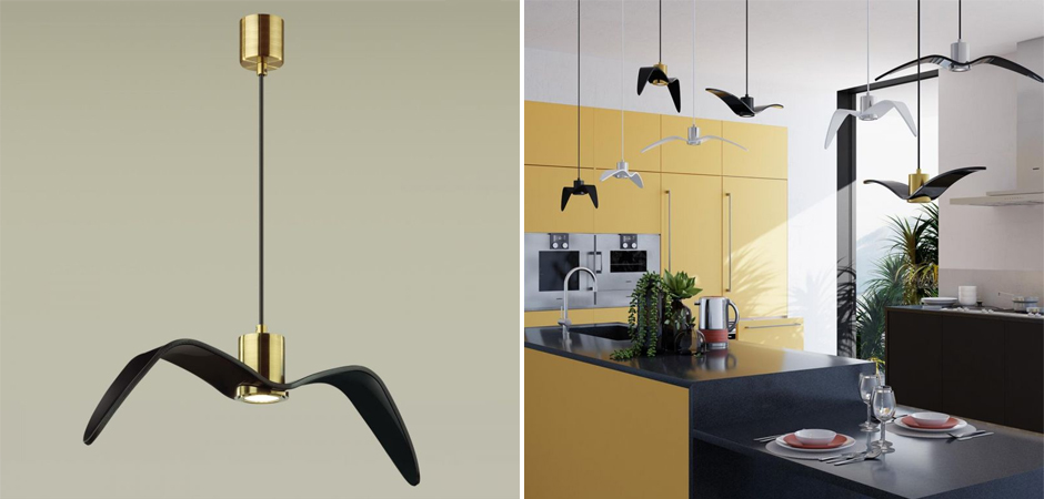 Подвесной светильник Seagull Gold черный Подвесной светильник Seagull Gold черный - Loft-Concept в Твери