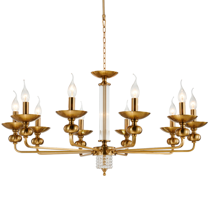 Люстра Adilin Chandelier 91 Бронза Прозрачный Люстра Adilin Chandelier 91 Бронза Прозрачный в Твери | Loft Concept