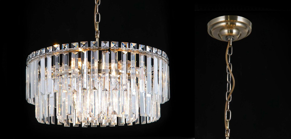 Люстра Odeon Chandelier Прозрачное Стекло Люстра Odeon Chandelier Прозрачное Стекло - Loft-Concept в Твери