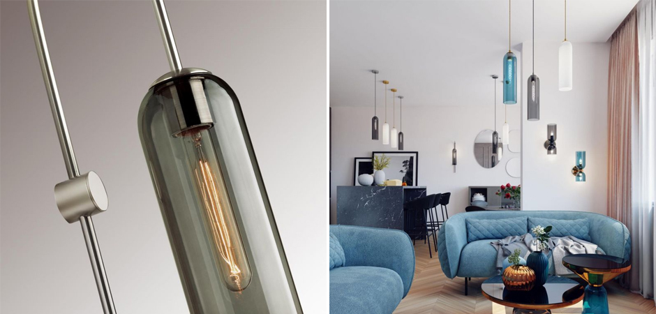Бра Articolo c дымчатым стеклом Бра Articolo c дымчатым стеклом - Loft-Concept в Твери