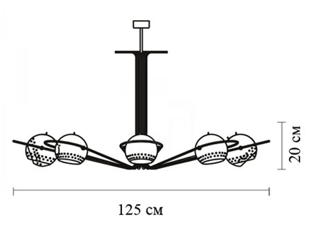 Люстра Neil Pendant Lamp by Delightfull в Твери
