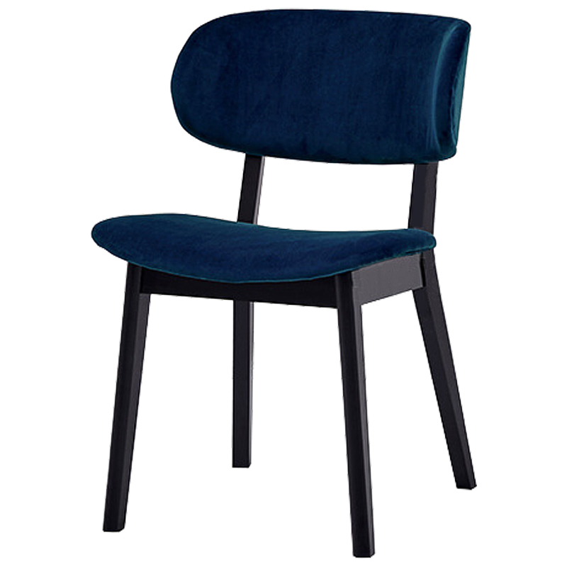 Стул Mungan Stool blue Черный Сапфирово-синий Стул Mungan Stool blue Черный Сапфирово-синий в Твери | Loft Concept