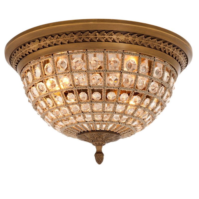 Потолочный светильник Ceiling Lamp Kasbah Antique Brass Латунь Античная полированная Прозрачное Стекло Потолочный светильник Ceiling Lamp Kasbah Antique Brass Латунь Античная полированная Прозрачное Стекло в Твери | Loft Concept