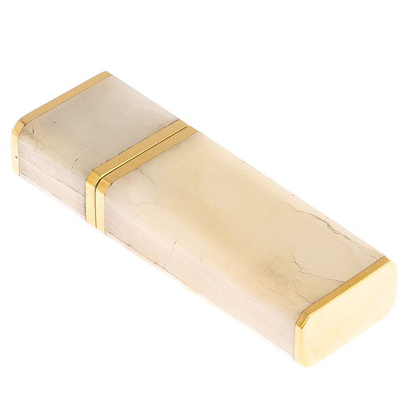 Флешка на 32 гб из натурального камня Оникс Stone Flash Drive Бежевый Золотой Флешка на 32 гб из натурального камня Оникс Stone Flash Drive Бежевый Золотой в Твери | Loft Concept