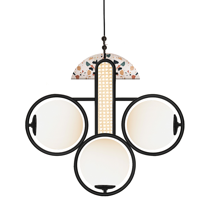 Люстра FRAME I UTU Soulful Lighting Черный Бирюзовый Сиреневый Белое матовое стекло Бежевый Люстра FRAME I UTU Soulful Lighting Черный Бирюзовый Сиреневый Белое матовое стекло Бежевый в Твери | Loft Concept