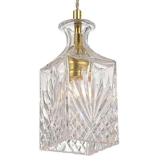 Подвесной светильник lee broom DECANTERLIGHT pendant I Золотой Прозрачное Стекло в Твери | Loft Concept 