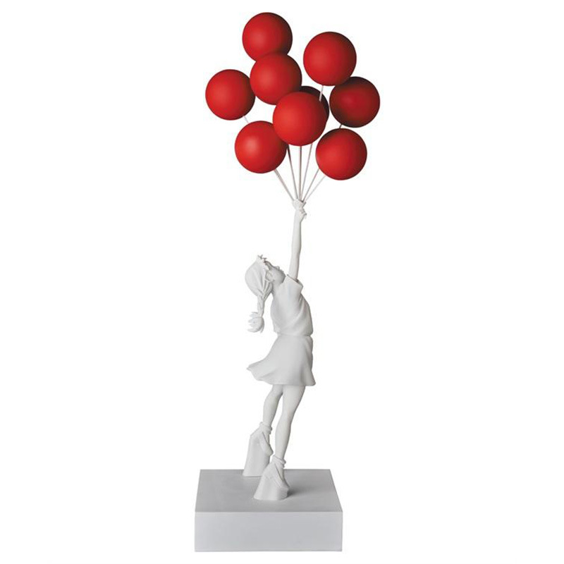 Статуэтка Flying Balloons Girl white and red Белый Красный в Твери | Loft Concept 