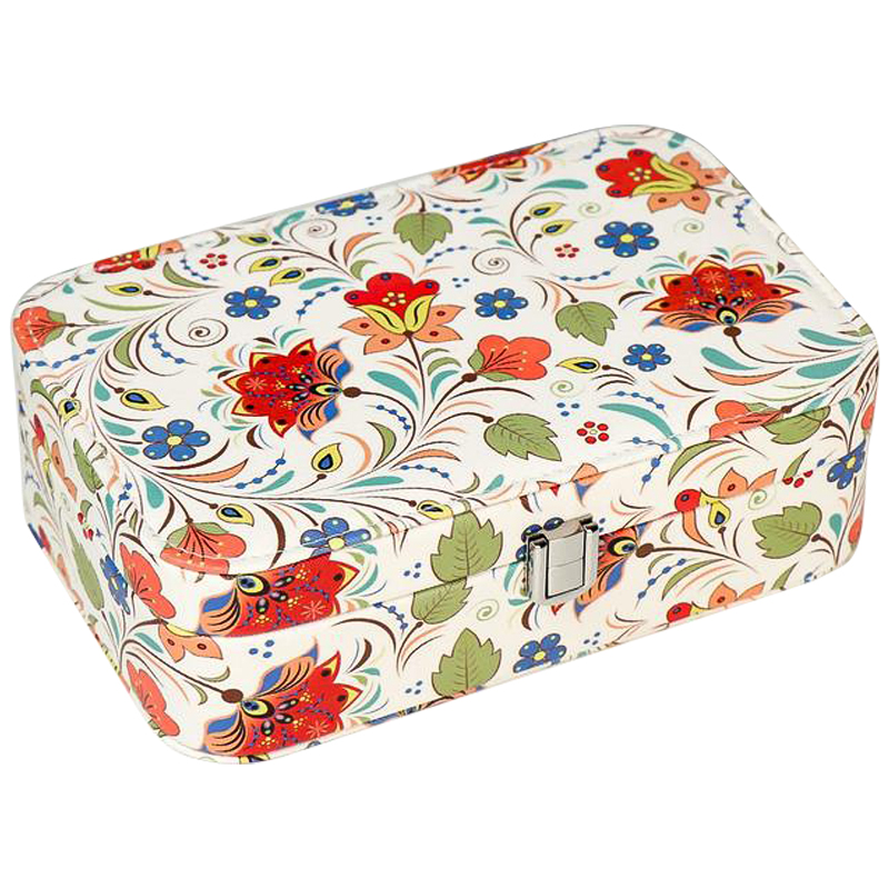 Шкатулка Multicilored Floral Pattern Jewerly Organizer Box Мульти Шкатулка Multicilored Floral Pattern Jewerly Organizer Box Мульти в Твери | Loft Concept