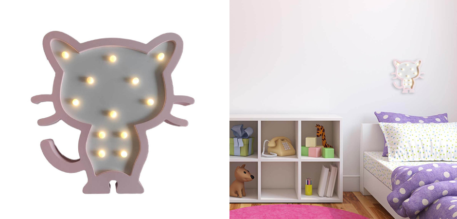 Детский ночник Розовый котенок Детский ночник Розовый котенок - Loft-Concept в Твери