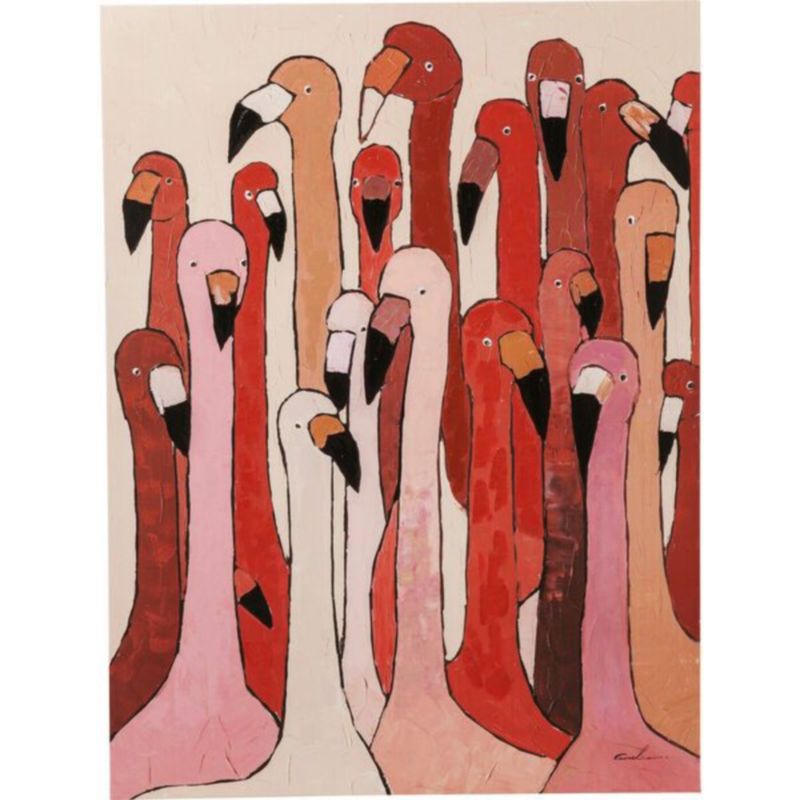 Постер A flock of Flamingos Розовый Постер A flock of Flamingos Розовый в Твери | Loft Concept