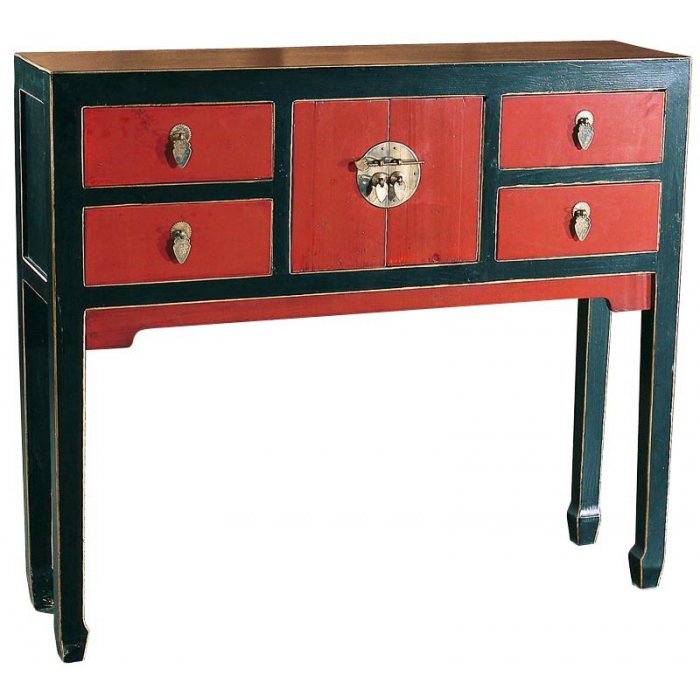 Консоль China Tower Console Красный Консоль China Tower Console Красный в Твери | Loft Concept
