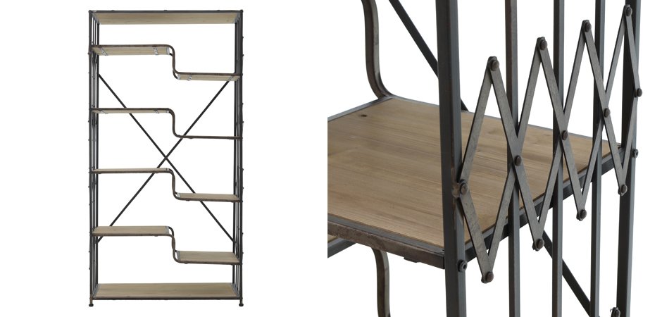 Стеллаж Metal Geometry Parallel Lines Стеллаж Metal Geometry Parallel Lines - Loft-Concept в Твери