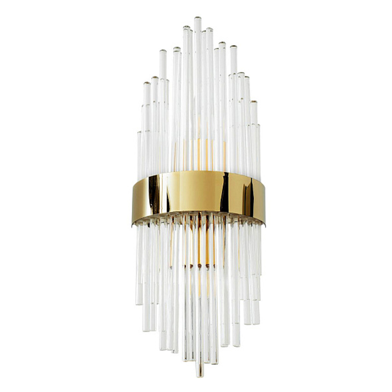 Хрустальное бра Flutes Gold Золотой Хрустальное бра Flutes Gold Золотой в Твери | Loft Concept