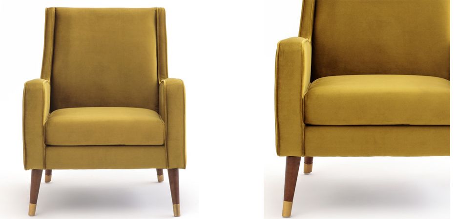 Кресло Classic Furniture горчичный Кресло Classic Furniture горчичный - Loft-Concept в Твери