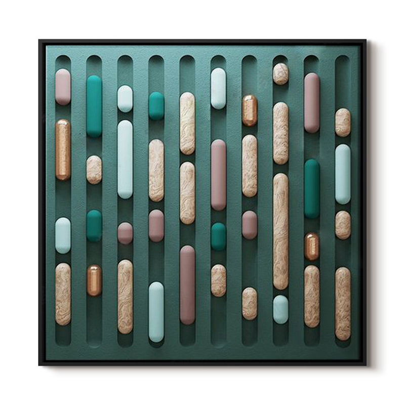 Арт-объект на стену деревянный Pill Мульти Арт-объект на стену деревянный Pill Мульти в Твери | Loft Concept