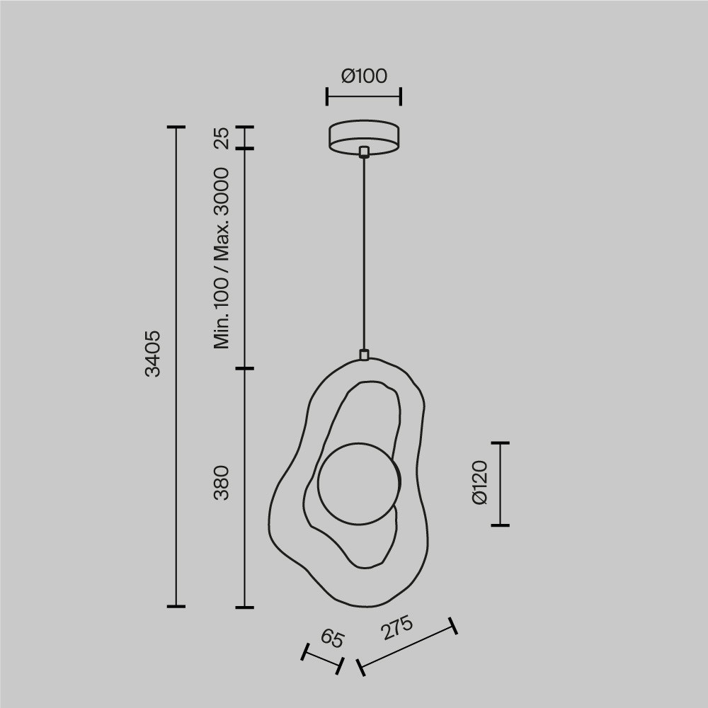 Подвесной светильник Opus в Твери