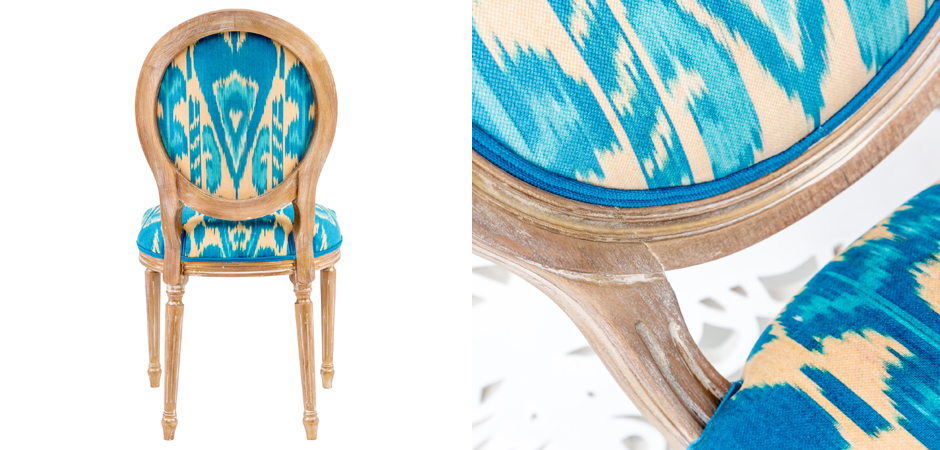 Стул Ikat Pattern Голубой Стул Ikat Pattern Голубой - Loft-Concept в Твери