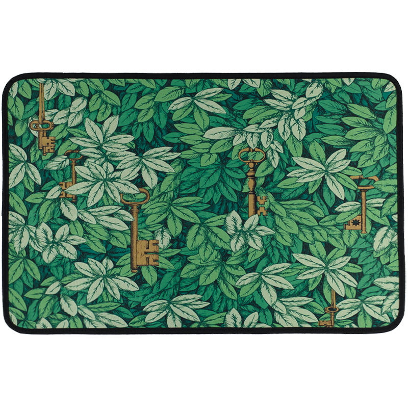 Ковер Keys Fornasetti Rug Зеленый Ковер Keys Fornasetti Rug Зеленый в Твери | Loft Concept