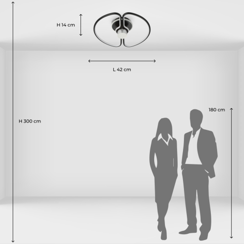 Потолочный светильник черного цвета круглой формы Luke Lampco Tracer Lamp в Твери