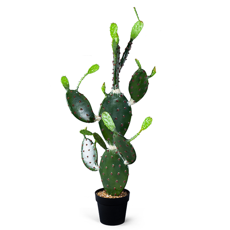Декоративный искусственный цветок Opuntia Cactus Зеленый Декоративный искусственный цветок Opuntia Cactus Зеленый в Твери | Loft Concept