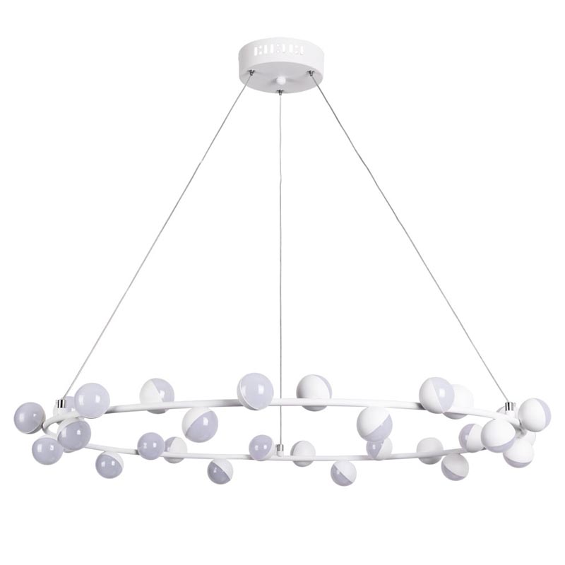 Люстра Vilelme Chandelier white 80 Белый в Твери | Loft Concept 