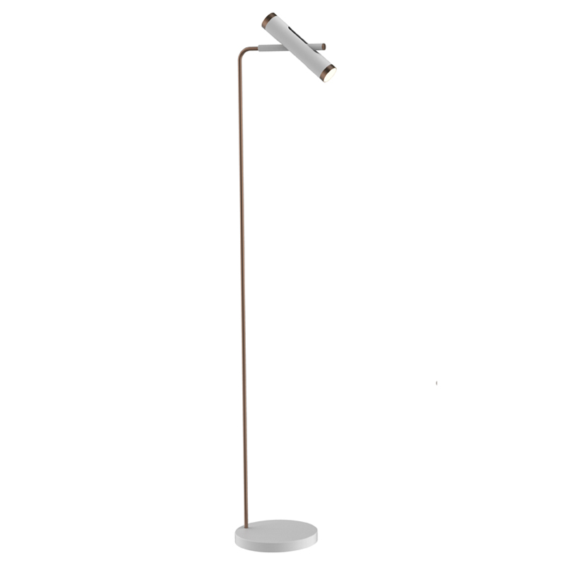 Торшер Rainer Floor Lamp white Белый Золотой Торшер Rainer Floor Lamp white Белый Золотой в Твери | Loft Concept