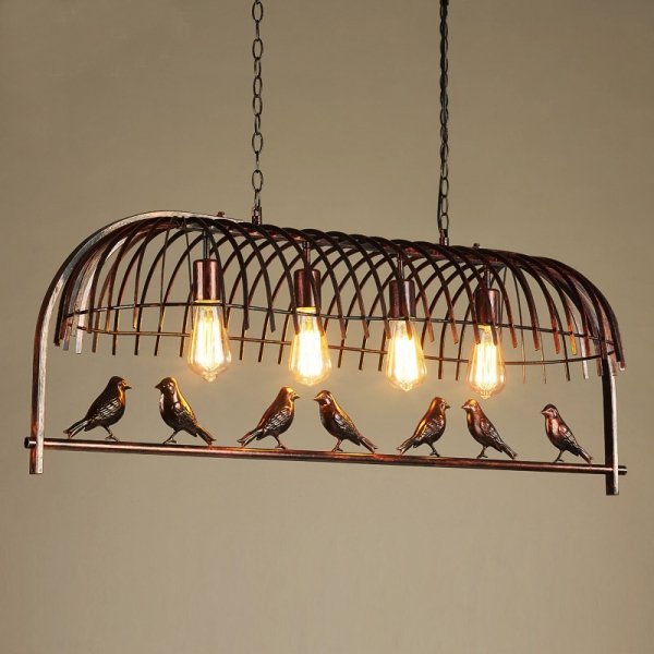 Люстра Bird Trough Pendant Коричневый Люстра Bird Trough Pendant Коричневый в Твери | Loft Concept