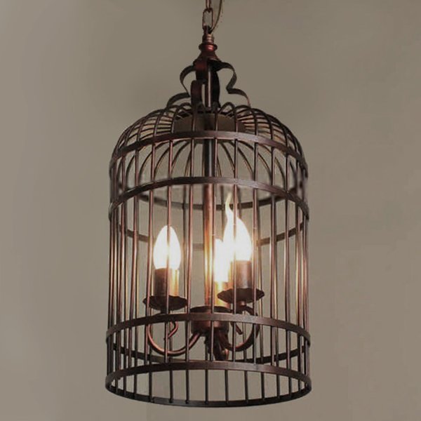 Люстра BIRDCAGE BROWN 26 Коричневый винтаж Люстра BIRDCAGE BROWN 26 Коричневый винтаж в Твери | Loft Concept