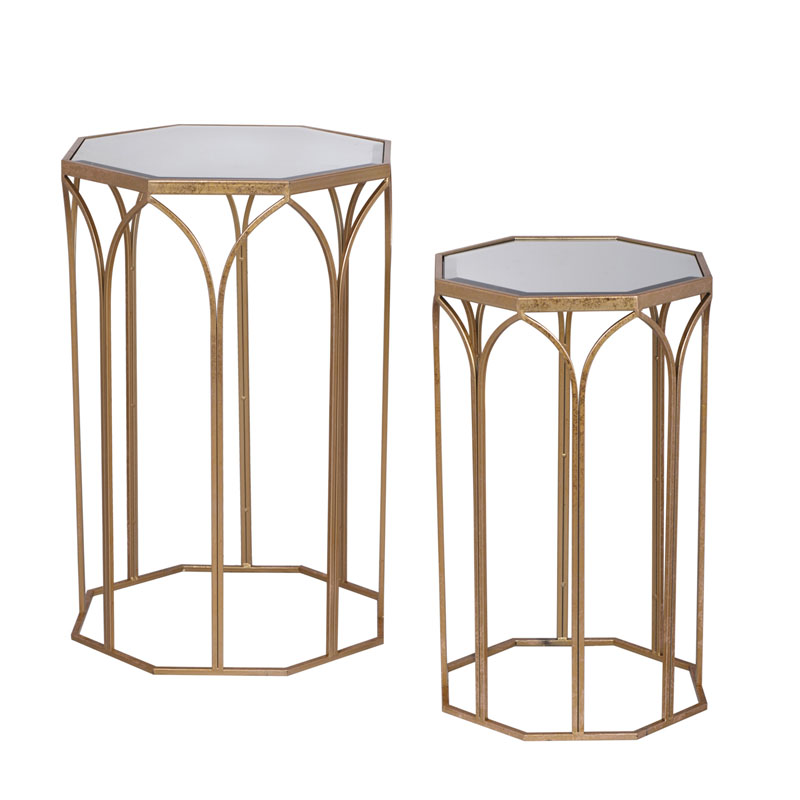 Комплект приставных столов Mirror Surface Table Бронза Комплект приставных столов Mirror Surface Table Бронза в Твери | Loft Concept