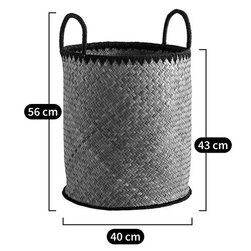 Плетеная корзина для белья с ручками Nyimbo Wicker Basket Плетеная корзина для белья с ручками Nyimbo Wicker Basket в Твери