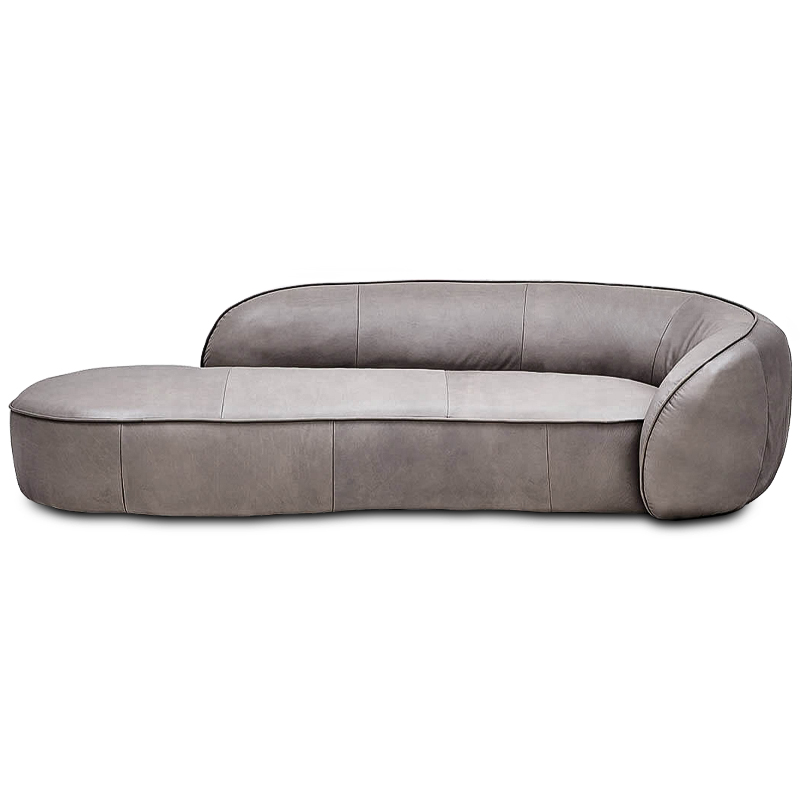 Диван натуральная кожа Hyades Sofa Серый Диван натуральная кожа Hyades Sofa Серый в Твери | Loft Concept