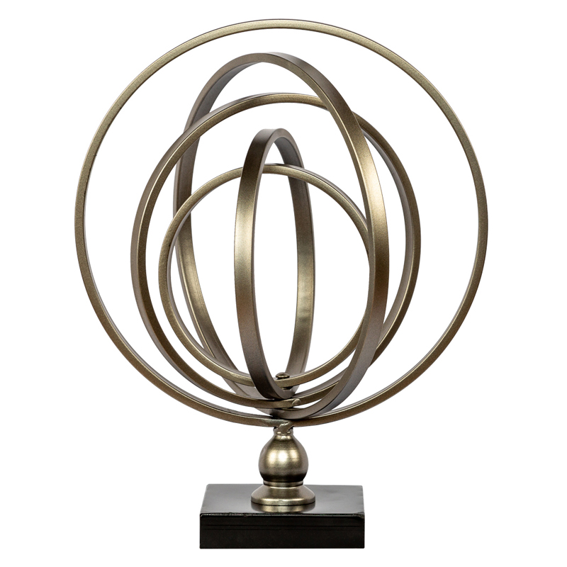 Статуэтка Sphere Sundial galaxy Черный Серебряный Статуэтка Sphere Sundial galaxy Черный Серебряный в Твери | Loft Concept