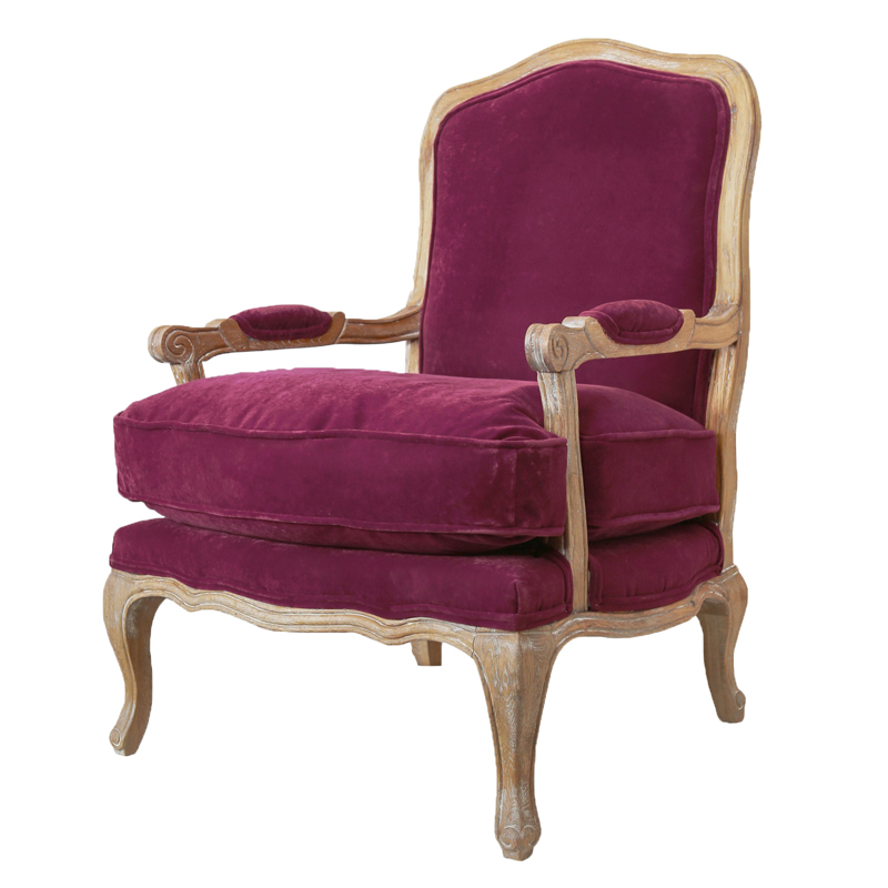 Кресло Joseph Chair violet Пурпурно-фиолетовый Кресло Joseph Chair violet Пурпурно-фиолетовый в Твери | Loft Concept
