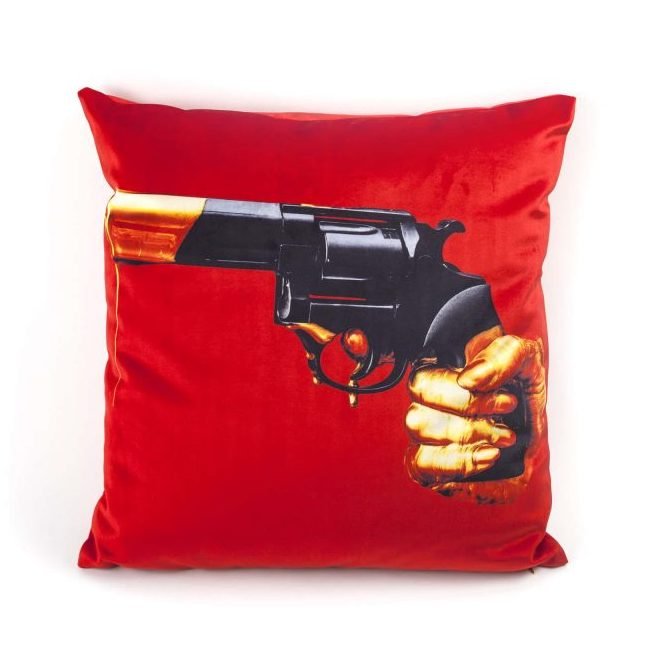 Подушка Seletti Cushion  Revolver Toiletpaper Красный в Твери | Loft Concept 