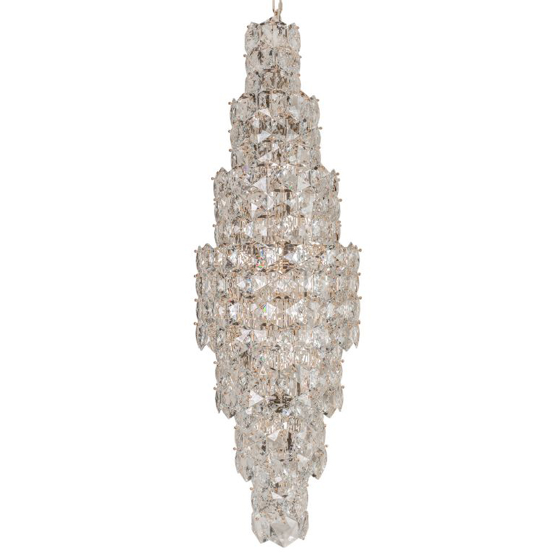 Люстра Tiers Crystal Light Chandelier 170 Прозрачное Стекло Золотой в Твери | Loft Concept 