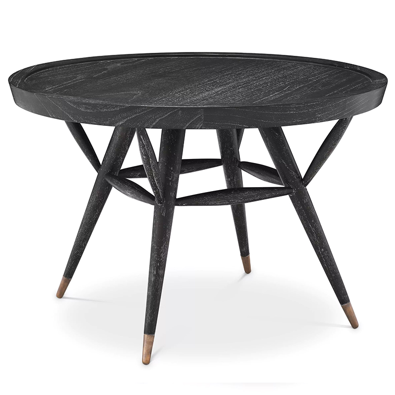 Приставной стол Eichholtz Side Table Phoenix Черный Латунь Приставной стол Eichholtz Side Table Phoenix Черный Латунь в Твери | Loft Concept