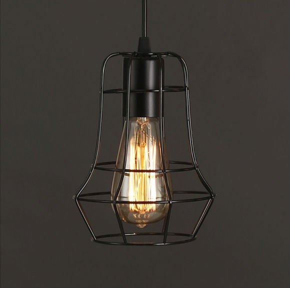 Cветильник Loft Nest Cage №1 Черный Cветильник Loft Nest Cage №1 Черный в Твери | Loft Concept