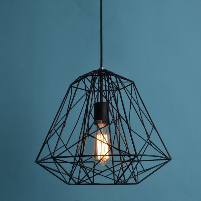 Подвесной светильник Loft Industrial Bar Nest Черный Подвесной светильник Loft Industrial Bar Nest Черный в Твери | Loft Concept