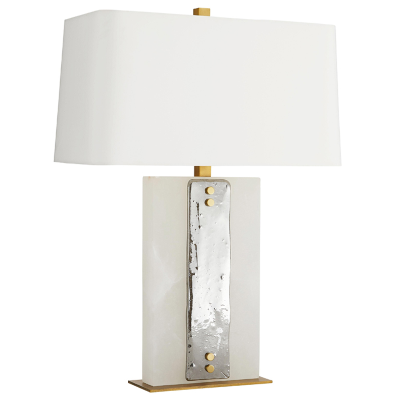 Дизайнерская настольная лампа URIAH LAMP Белый Серый Дизайнерская настольная лампа URIAH LAMP Белый Серый в Твери | Loft Concept