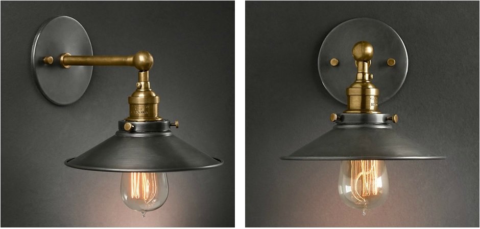 Бра Cone 20th c.Factory filament Бра Cone 20th c.Factory filament - Loft-Concept в Твери