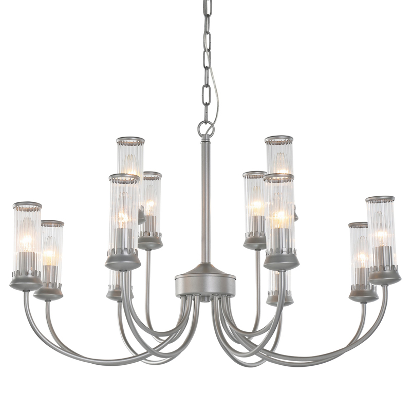 Люстра Morgane Chandelier silver 78 Серебряный Прозрачный Люстра Morgane Chandelier silver 78 Серебряный Прозрачный в Твери | Loft Concept
