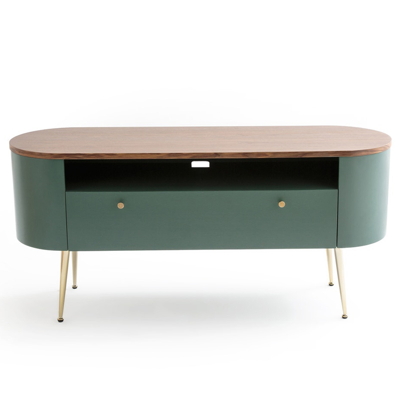 TV-тумба Torborg TV stand Орех Изумрудный Золотой TV-тумба Torborg TV stand Орех Изумрудный Золотой в Твери | Loft Concept