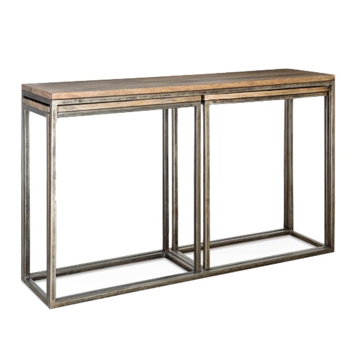 Консоль Industrial Metal Rust Triple Console Table Консоль Industrial Metal Rust Triple Console Table в Твери | Loft Concept