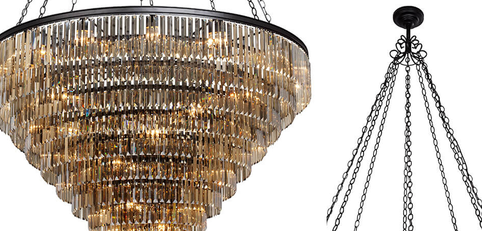 Большая Многоярусная люстра ODEON Amber GLASS 11-TIER диаметр 160 см Большая Многоярусная люстра ODEON Amber GLASS 11-TIER диаметр 160 см - Loft-Concept в Твери